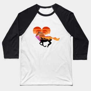 love heart design Baseball T-Shirt